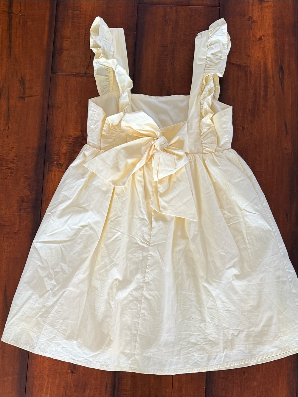 Altar'd State Yellow Ruffle Strap Mini Dress - Picture 2 of 3